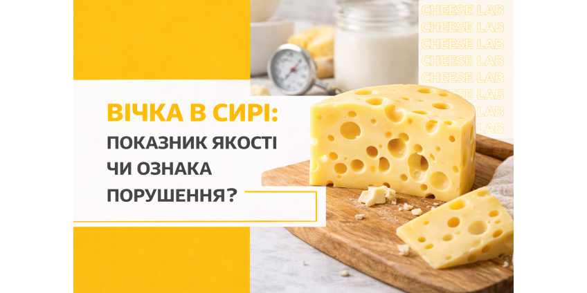 Вічка в сирі: показник якості чи ознака порушення?