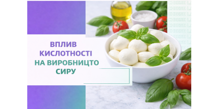 Вплив кислотності на виробництво сиру