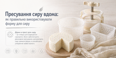 Пресування сиру вдома: як правильно використовувати форму для сиру